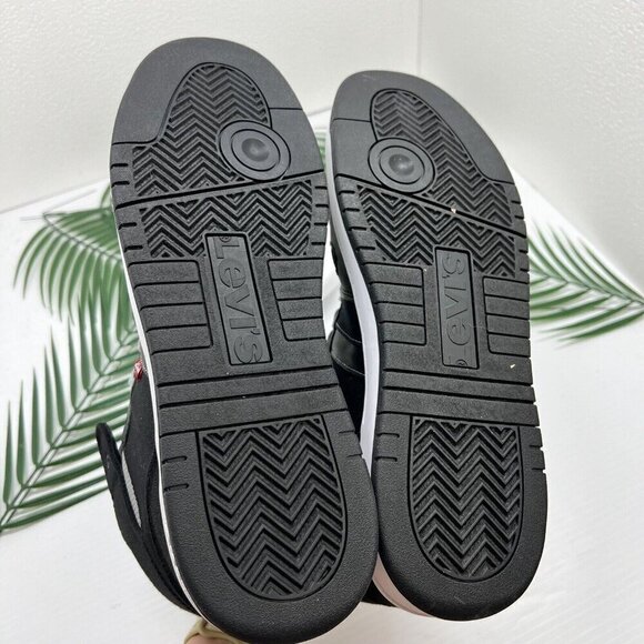 Levi's BB Hi Men's Black/Gray Round Toe Lace Up High-Top Sneakers Size 12M NWB - Picture 11 of 14
